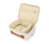 TOPINCN Bolsa para Cámara con Acolchado de Espuma Gruesa y Diseño de Acceso Rápido para Cámaras DSLR CP910 1200 1300, Compañera Viajes y Aventuras Al Aire Libre (Beige)