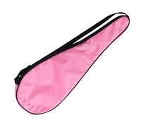 TOPINCN Bolsa para Raqueta de Squash, Funda Acolchada Ligera para Deportes Unisex, Tela Oxford 1680D, 71 Cm de Longitud (Pink)