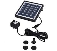 TOPINCN Bomba Agua Solar Kit 1.5W Miniatura Sin Cepillo Acuario Fuente Estanque Bomba Agua Sumergible Solar