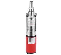 TOPINCN Bomba de Agua Solar Eléctrica Bomba Sumergible de Tornillo de Acero Inoxidable 50m DC24V para Riego Agrícola