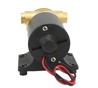 TOPINCN Bomba de Sentina con Impulsor Autocebante para Barcos, Fácil Operación, 6GPM, para Propietarios de Barcos, Latón, Acero Inoxidable, Caucho (12V)