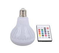 TOPINCN Bombilla Musical Inteligente Bluetooth RGBW E26 con Control Remoto y 12 Modos de Color para Dormitorio Restaurante Bar