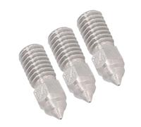TOPINCN Boquilla de Acero Inoxidable de 3 Piezas de 0,4 Mm de Alto Flujo para Necesidades de Impresión 3D 4 4Pro