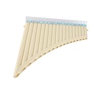 TOPINCN Boquilla de Flauta de Pan con Llave C, 18 Tubos, Incluye Flauta de Pan, Material ABS para la Salud (#OW)