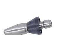 TOPINCN Boquilla para Lavadora a Presión, Limpieza por Chorro Compacta de Acero Inoxidable de Alta Eficiencia para Uso en Interiores y Exteriores (Cabeza grande trasera 3 agujeros 3/8in NPT)