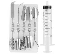 TOPINCN Boquillas de Jeringa para Pastel, Molde, Pudín, Glaseado, Juego de Herramientas de Jeringa con 10 Boquillas para un Hermoso Pastel para Vacaciones, Mano de Obra Exquisita, No Tóxico,