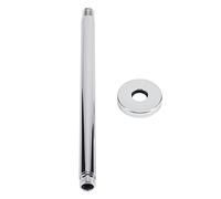 TOPINCN Brazo De Ducha De Lluvia Brazo De Acero Inoxidable Parte Superior Redonda Brazo De Ducha Montaje En Pared Para Tubo De Baño Cabeza De Ducha(30 Cm/11.81 In)