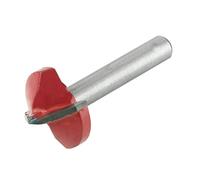 TOPINCN Broca Enrutadora de Acero de Tungsteno, Herramienta de Corte con Ranura en V para Proyectos de Carpintería, Eje de 6mm, Profesional y Aficionado, 1 ud. (6*22mm*120°)