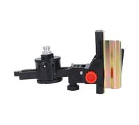 TOPINCN Cabezal de Varilla de Extensión de Soporte Nivelador, Adaptador de Soporte Multifuncional para Trabajadores de la Construcción de Carreteras