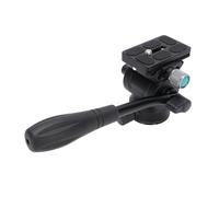 TOPINCN Cabezal Fluido para Trípode, Cámara Panorámica de 360° Cabezal de Trípode de Vídeo Fluido para Cámaras con Hidráulico Capacidad de Carga de 5 Kg -70° +90° Inclinación