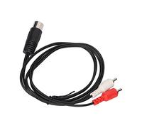 TOPINCN Cable Adaptador de Sonido DIN 7PIN Macho a de Doble Blindaje para Transmisión de Señal Clara, Longitud de Cable de 3.3 Pies, Plug and Play para Sistemas de Domésticos