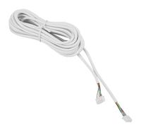 TOPINCN Cable de Cobre Blanco de 5 Núcleos de 15 M, Cable Resistente Al Desgaste para de Intercomunicación con Videoportero