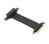 TOPINCN Cable de Extensión PCIE 4.0 Transferencia de Datos Rápida y Eficiente Diseño que Ahorra Espacio para una Compatibilidad Versátil 16 Gbps 180° Macho 90° Hembra 64PIN Conductor de Cobre para