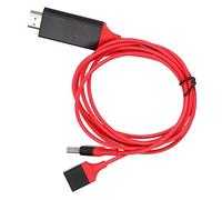 TOPINCN Cable de Video 1080P Adaptador Universal para Tableta de Teléfono Celular, Imágenes Espejo a TV para IOS/, 2m, ABS+Aleación de Aluminio, para Todos los Usuarios de Teléfonos/Tabletas