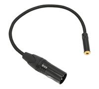 TOPINCN Cable XLR Macho a Hembra de 3,5 Mm para Dispositivos de Música Adaptador Duradero de Nailon y Aluminio de 0, para Mezcladores y Micrófonos