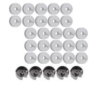 TOPINCN Caja de Bobinas con Bobinas de 25 Piezas, Piezas de Repuesto para Máquinas de Coser Industriales de Acero Inoxidable, Alta Resistencia y Larga Duración, para Modelos 55623AS