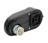 TOPINCN Caja de Cambios de Motor Eléctrico Durable de Alta Velocidad 15000 RPM para Niños Que Viajan en Automóviles Piezas de Juguete Caja de Cambios de 12 V de Aleación ABS Negra para Autos para