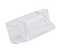 TOPINCN Caja Organizadora Transparente para Taladro de Uñas, para Brocas de Máquina de Uñas, Adecuada para Uso Doméstico y Comercial