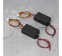 TOPINCN Cajas de Módulo de Control de Luz Trasera de Flash Dinámico Secuencial para Señal de Giro de Automóvil, Controlador Universal de 3 Pasos para Señales Delanteras/traseras, 12 V (2 unidades)