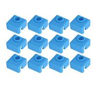 TOPINCN Calcetines de Silicona Resistentes a Altas Temperaturas, 12 Unidades para Impresora 3D MK7/8/9, Cubierta Protectora de Extrusora de Fácil Instalación para Usuarios de Bricolaje