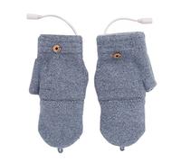 TOPINCN Calefacción por USB, Medias Manos Eléctricas, Calefacción de Doble Cara, Computadora Portátil Cálida Segura y Práctica para Exploración Al Aire Libre, Material de Punto Acrílico Duradero