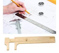 TOPINCN Calibrador Vernier Herramienta de Medición Portátil de Cobre de 80 Mm para Arqueología y Experimentos de 0 a 3,1 Pulgadas