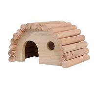 TOPINCN Cama de Nido de Hámster de Madera de Animal Pequeño, Material de Madera No Tóxico, Espacio Cómodo para Ardillas, Ratas, Ratones de Carreras, para Jugar y Movimiento