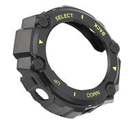 TOPINCN Carcasa Protectora de Plástico para Reloj Inteligente T-Rex Pro, Diseño de Cobertura Total, Material Resistente, para Entusiastas del Fitness (Letras Amarillas de Concha Negra)