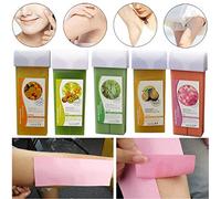 TOPINCN Cartucho de Cera Depilatoria de 100 G Camino de Cabello Rollo de Cera de Abejas en Caliente, Efecto Rápido Antialérgico para el Arte del Cuerpo de Belleza, 12 Sabores Disponibles (Colores