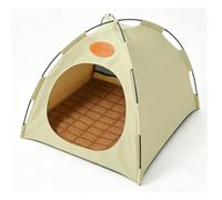 TOPINCN Casa de Campaña para Gatos Al Aire Libre Resistente a la Intemperie, Tienda para Mascotas Plegable y Transpirable, Camas para Gatos de Interior con Alfombrilla (M 40 * 40 * 37CM)