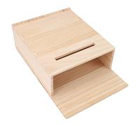 TOPINCN Casa para Murciélagos, Caja de Madera Hecha a Mano para Murciélagos para Exteriores, Caja de Refugio de una Sola Cámara para Jardín Al Aire Libre, Patio, Casa en el árbol