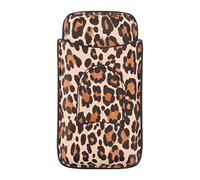 TOPINCN Case de Cigarros de 3 Dedos, Humidor de Viaje Portátil, Manga de Transporte de Cigarros, Soporte de Cigarros de Tela de Cuero con Función Hidratada para Amantes del Cigarro