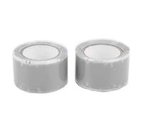 TOPINCN Cintas de Silicona Autofundibles, Cinta Adhesiva Impermeable para Reparación de Tuberías de Agua, Reparaciones de Plomería, 2 uds. (GRAY)