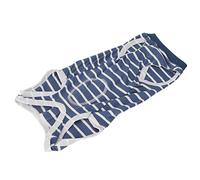 TOPINCN Cirujano de Camiseta Posterior a la Protección para Cerrar el Botón de Recuperación del Perro Elástico, Ropa para la Recuperación de Mascotas para la Herida Abdominal (S)