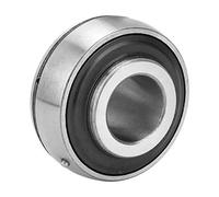 TOPINCN Cojinete de Inserción de Acero con Rodamiento de Bolas Eficiente para Herramientas de Maquinaria, Soporte UC-205 para Componentes Mecánicos, 2 Piezas 25x52x34,1 Mm (UC205)