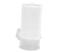 TOPINCN Comedero de Agua para Pájaros de 5 Piezas, Dispensador Automático de Agua, Recipiente para Beber en Jaula de Plástico con Diseño de Tapa Superior, para Loros, Pollitos y Otras