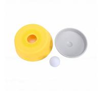 TOPINCN Comedero para Perros de Silicona de Grado Alimenticio, Alfombrilla Antideslizante y Antiderrame, Comedero Lento Fácil de Limpiar, Juguete para Cachorros y Perros Mayores con (Yellow)