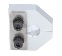 TOPINCN Conector de Soldador de Filamentos de 1,75mm, Unión de Filamentos de Aleación de Aluminio Duradera para PLA, ABS, PETG, PC, PP, Suministros de Impresora 3D Plateados