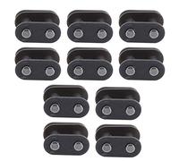 TOPINCN Conectores de Resistencia Al Desgaste de Acero Duradero T8f Chain Master Link para Cadena de Bicicleta, 10 Piezas de Reemplazo Directo Ligero para Ciclistas