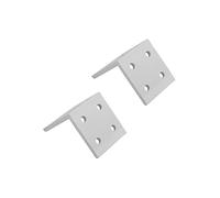 TOPINCN Conexión de Soporte en Forma de L de 90 Grados Resistente de Aluminio para Silla y Mesa 2 Piezas Soporte de Esquina 2040 para Muebles de Madera (2040)