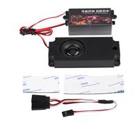 TOPINCN Conjunto de Módulo Simulador de Sonido de Motor RC, Solución de Ruido de Coche 1/10, Volumen Ajustable, 10 Sonidos, Camión de Carreras ABS (#1)