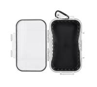 TOPINCN Contenedor de Supervivencia Al Aire a Prueba de Golpes, Estuche/Funda de Transporte Impermeable para Teléfono y Llaves, Compacto y Liviano, Ideal para Viajes Aventuras Al Aire (Transparente)