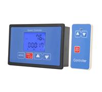 TOPINCN Controlador de Velocidad del Motor LCD 30A Temporizador para Motor RC 12V Cepillo Digital Run Stop Control Remoto para Entusiastas de la Motocicleta