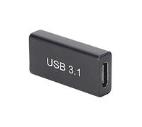 TOPINCN Convertidor USB Recto para Extensión de Cable de Datos USB3.1, Velocidad de Transmisión de Alta Velocidad de 10 Gbps, Tamaño Portátil para Transferencia Instantánea de Archivos, Suministros