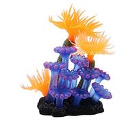 TOPINCN Coral Artificial Acuario Acuario Simulación Plantas De Silicona Flor Plástico Suave Anémona Marina Decoración Paisaje