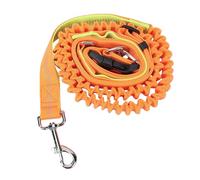 TOPINCN Correa para, Cuerda Elástica de Nailon Que Absorbe los Golpes para Perros Grandes, Hebilla de Bloqueo de Control de Tracción, Correa Reflectante para Caminar, Correr Al Aire Libre (Naranja