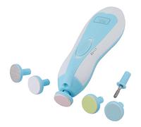 TOPINCN Cortero de Cortesía de Clavos para Bebés Tars & Fingernails Cuerpo de Molienda Eléctrica con Certeza y Calma 6 -En 1 -Seño para y para Adultos (BLUE)