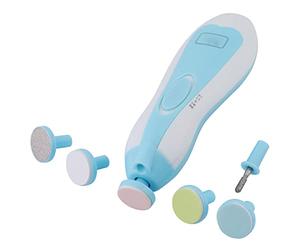 TOPINCN Cortero de Cortesía de Clavos para Bebés Tars & Fingernails Cuerpo de Molienda Eléctrica con Certeza y Calma 6 -En 1 -Seño para y para Adultos (BLUE)