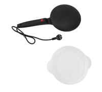 TOPINCN Crepera Eléctrica, Máquina Antiadherente de 600 W y 8 Pulgadas, con Control Automático de Temperatura para Crepes, Tacos, Panqueques y tortillas. (Enchufe de la UE)