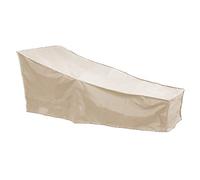 TOPINCN Cubierta de Silla de Salón, Mangas de Silla Protectora, Estuches de Protección de Asientos, Protector de Muebles de Patio de Jardín con Cordero para la Pierna de Chaise Al Aire (Beige)